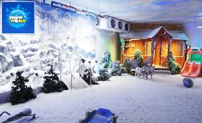 Grab your whole gang and enjoy a day inside mumbai's largest indoor snow theme park: Snow World Activities Hobbies Mumbai Online Deals Offers Discount Snow World