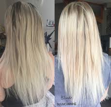 Il faut bien étaler le produit sur les longueurs et la racine. Soin Patine Correcteur De Blond De Dessange Avant Apres Blonde Et Nanceienne Blog Beaute Mode Et Lifestyle