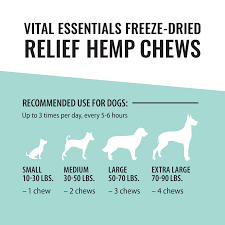 Relief Hemp Chews Cbd Dog Treats From Vital Essentials