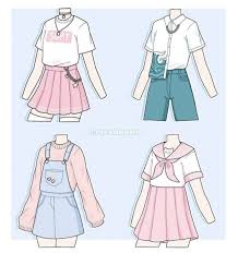 Anime kid sketch at paintingvalley com explore collection. Outfits Drawing Anime Clothes Art Clothes Cute Art Styles