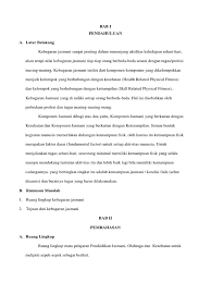 Ada tiga hal penting dalam kebugaran jasmani secara umum. Makalah Kebugaran