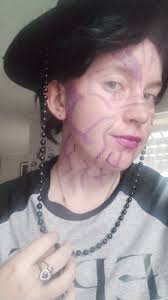 Dressed up as a little demon the other day 💜