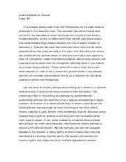 Investigating corruption in the philippines: Position Paper Ejk Docx Andre Raphael A Dancel Eapp Ee It Is Already Pretty Clear That The Philippines Isnt A Safe Country Although It Is A Beautiful Course Hero