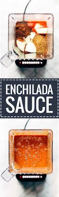 5 Minute Blender Enchilada Sauce Pinch Of Yum Recipe Food Processor Recipes Food Mexican Food Recipes
