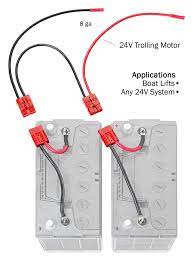Connecting A 24v System Trolling Motor Boat Wiring Marine Equipment