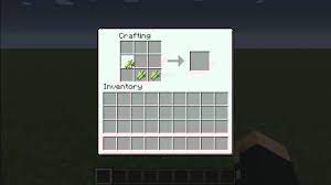 When all items have been placed in the correct positions on the crafting grid, the paper. How To Make Paper In Minecraft Youtube