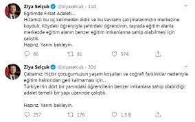 Bakan selçuk, şenay aybüke yalçın'ın ölüm yıl dönümünde sosyal medya hesabı üzerinden bir mesaj yayınladı. Milli Egitim Bakani Selcuk Twitter Dan Duyurdu Haziriz Yarini Bekleyin Son Dakika