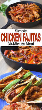 Looking For A Delicious And Easy Weeknight Meal This Simple Chicken Fajita Recipe Ought To Do The Trick Fajita Recipe Easy Fajita Recipe Chicken Fajita Recipe