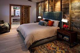 Check the wall for plumb with a carpenter's level, then nail the bottom plate to the floor. Design Inspiration 25 Bedrooms With Reclaimed Wood Walls