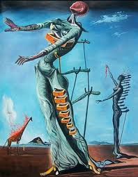 The deepfake can produce 45 minutes of content and 190,512 possible combinations of phrases and decisions taken by the fake. The Burning Giraffe Salvador Dali Sartle Rogue Art History