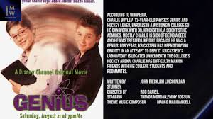 This is a disney channel movie that i totally forgot about with time, but randomly rediscovered a few years back. Genius 1999 Film 1 Minute Wiki Youtube