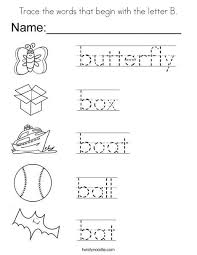 Capital b colouring pages for toddlers. 3 Letter Words Starting With D For Kindergarten Novocom Top