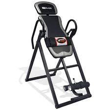 Elite Fitness Deluxe Heat And Massage Inversion Table No Equipment Workout Inversion Table Inversions