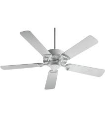 Fan remotes & wall controls for ceiling fans help you easily control the speed of your fan! Quorum 143525 6 Estate Patio 52 Inch White Outdoor Ceiling Fan In Light Kit Not Included