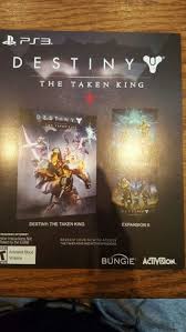 Log in to add custom notes to this or any other game. Free Destiny The Taken King Expansion 1 2 Taken King Dlc Sony Playstation Ps3 Ps4 Psn Video Game Prepaid Cards Codes Listia Com Auctions For Free Stuff