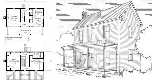 Well you're in luck, because here they come. Two Story 16 X 32 Virginia Farmhouse House Plans Project Small House