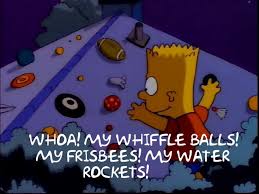 Disc golf is a feeling you can't explain. Sludge Output Mentions Of Frisbee On The Simpsons