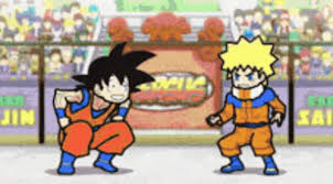 7sasuke could kill every one with his sharigan and chidori. Goku Naruto Gifs Tenor