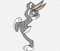 Step 9 use short strokes to draw feathers on the tail and at the top of the legs. Bugs Bunny Daffy Duck Animated Cartoon Drawing Desktop Rabbit White Animals Png Pngegg