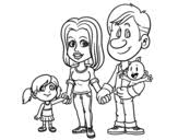 Colorea de una familia feliz totalmente gratis! Desenho De Familia Feliz Para Colorir Colorir Com