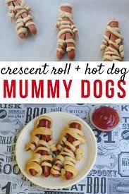 Crescent Roll Hot Dog Mummy Dogs Mummy Dogs Halloween Mummy Dogs Hot Dog Recipes