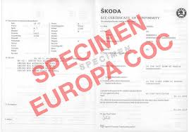 Demande De Certificat De Conformite Europeen Skoda Cocautomoto Skoda France Certifauto Certificat De Conformite Europeen Auto Moto