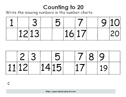 number worksheets 1 counting worksheet for kids preschool