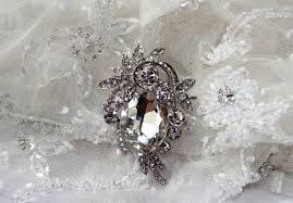 Swarovski Bridal Brooch Crystal Wedding Brooch Rhinestone Crystal Wedding Wedding Brooch Brooch