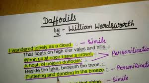 Daffodils By William Wordsworth Explanation In Hindi Youtube