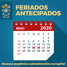 Feriados antecipados no município de são paulo. Puc Sp Realiza Recesso Academico Administrativo Em 20 E 21 5 Jornal Puc Sp