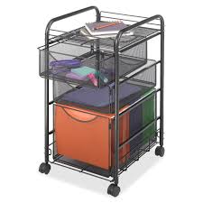 Maybe you would like to learn more about one of these? Black Metal Steel Mesh Mobile Filing Cabinet Cart With 2 Drawers And Wheels Q C Home
