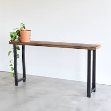 Maybe you would like to learn more about one of these? Reclaimed Wood Console Table With H Shaped Metal Legs What We Make