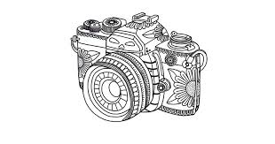 Use any photo on your device or take a new one. Camera Coloring Page Coloring Home