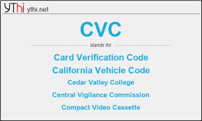 If you have a visa or mastercard branded credit or debit card, it'll be a 3 digit number located on the back of your card. What Does Cvc Mean What Is The Full Form Of Cvc English Abbreviations Acronyms Ythi