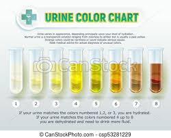 Urine Color Chart 1
