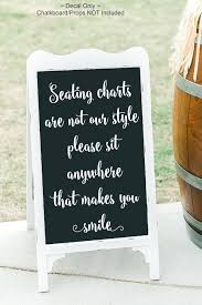 Seating Charts Are Not Our Style Wedding Seating Decal