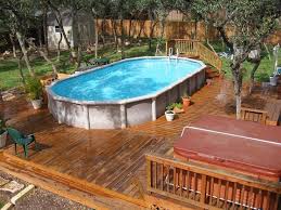 Avoid places in the yard with. 20 Best Above Ground Swimming Pool With Deck Designs