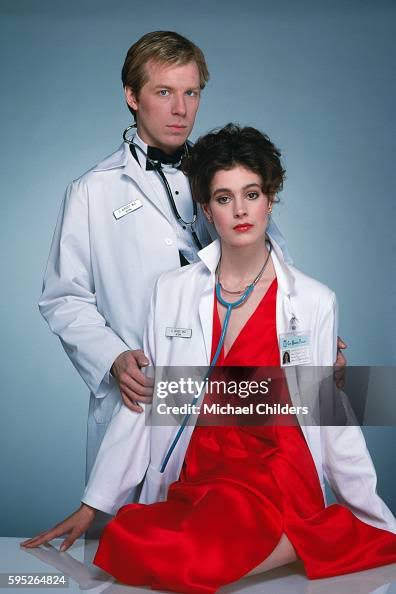 American actors Michael McKean and Sean Young on the set of Young... News  Photo - Getty Images