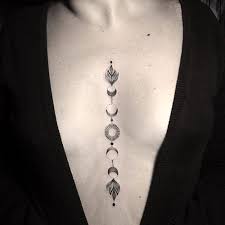 The sternum is a long central breastbone of the chest. 101 Best Chest Tattoos For Women 2021 Guide