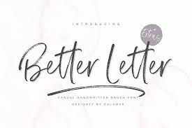 Find and download the right font for your next tattoo. Better Letter Font 159659 Script Font Bundles Lettering Cool Lettering Lettering Fonts