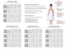 Tutu Dress Size Chart By Justalittlesassshop On Etsy Tutu