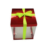 Amazon.com: FELANAS 6 Pack Acetate Gift Boxes Metallized Top ...