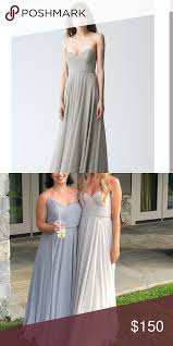 Jenny Yoo Adeline Dress In Earl Grey Luxe Chiffon Dresses Chiffon Bridesmaid Dress Bridesmaid Dresses