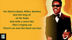 # перевод песни sir duke (stevie wonder). Sir Duke