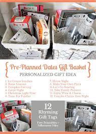 Give The Gift Of Pre Planned Dates Date Night Gifts Boyfriend Gift Basket Boyfriend Gifts