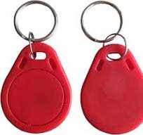 YARONGTECH ISO14443A 13.56MHZ MIFARE Classic 1K Keychain Grey color pack of  10