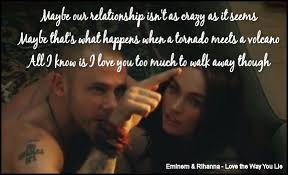 Eminem Rihanna Eminem Lyrics Eminem Real Life Quotes