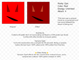 You can even unlock a regular mythic egg and even get a tadpole bee egg. Blood Bee Idea Fandom