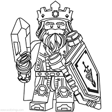 For boys and girls, kids and adults, teenagers and toddlers, preschoolers and older kids at school. Lego Nexo Knights Coloring Pages King Halbert Xcolorings Com