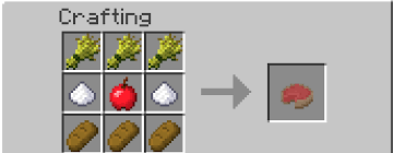 To make pumpkin pie, place 1 pumpkin, 1 egg, and 1 sugar in the 3×3 crafting grid. Apple Pie Why Not In Minecraft
